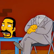 Tom Savini stopped by the Android’s Dungeon on The Simpsons.